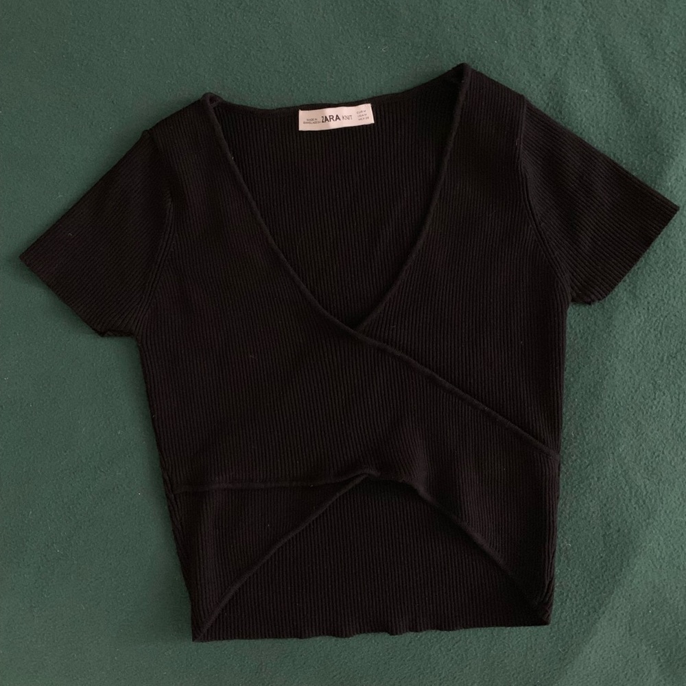knit ribbed top